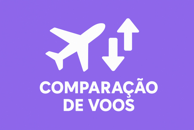Comparação de voos para voos baratos